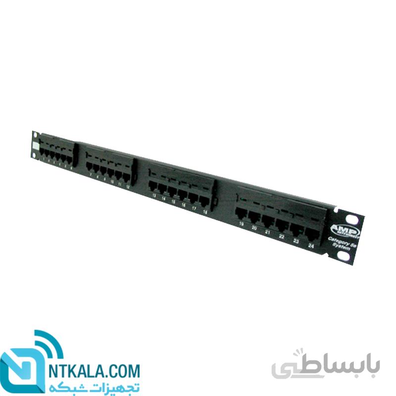 پچ پنل 24 پورت AMP CAT6
