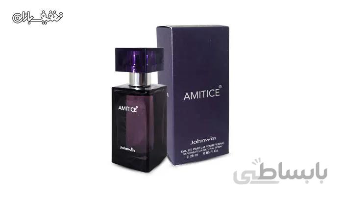 عطر زنانه Amitice آمیتیس حجم ۲۵m برند Johnwin جانوین با ۲۳% تخفیف