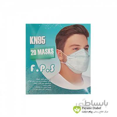 ماسک 3 بعدی 4 لایه طوسی 20 عددی ا 3D FACE MASK 4 PLY CONSTRUCTION
