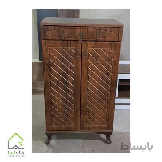 جاکفشی دو درب چوبی