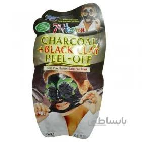 ماسک صورت لایه ای ذغال و خاک رس سیاه مدل 7th Heaven مونته ژنه 10 میل