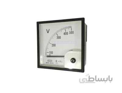 ولت متر تکی 500-0 ولت آنالوگ عقربه ای (سایز 72 * 72) BEW ا ولت متر تکی 500-0 ولت آنالوگ عقربه ای AC (سایز 72 * 72) BEW
