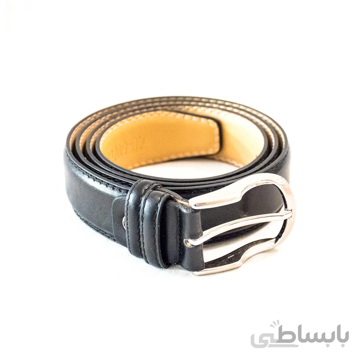 کمربند چرم طبیعی آروین چرم کد AR-D10