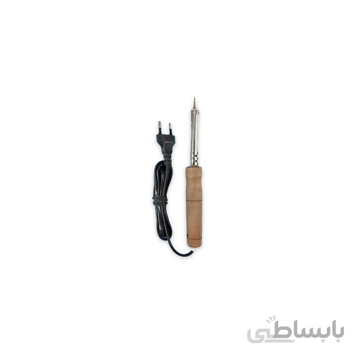 هویه 60 وات دسته چوبی قهوه ای رنگ