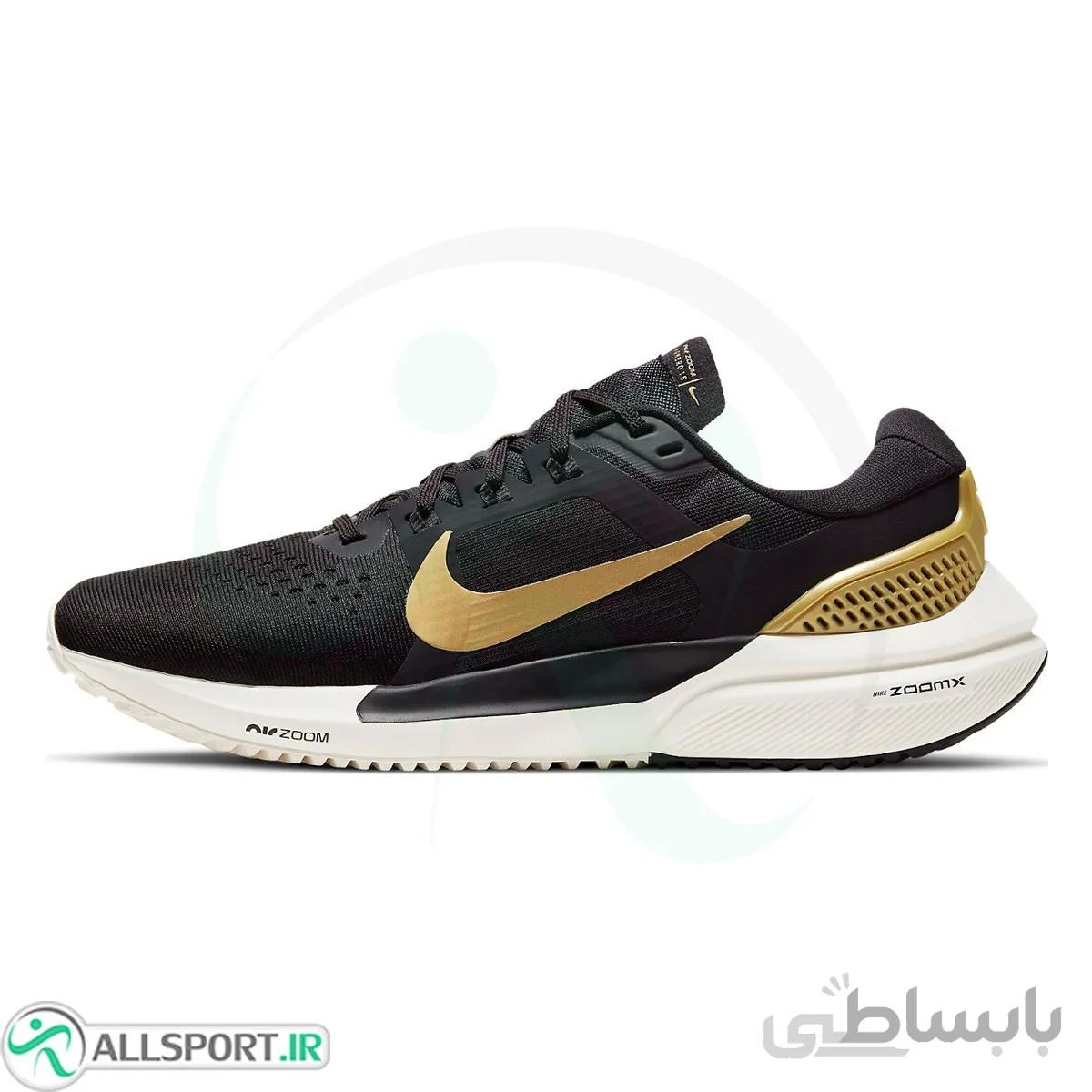 کتانی رانینگ مردانه نایک طرح اصلی Nike Air Zoom Vomero 15 Black Gold