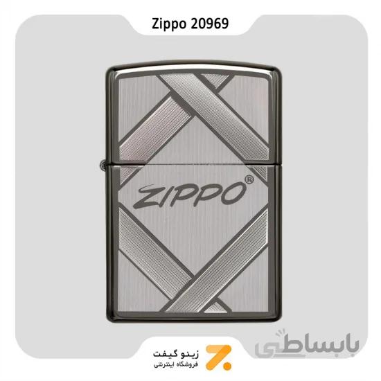 فندک بنزینی زیپو طرح لوگو زیپو مدل 20969