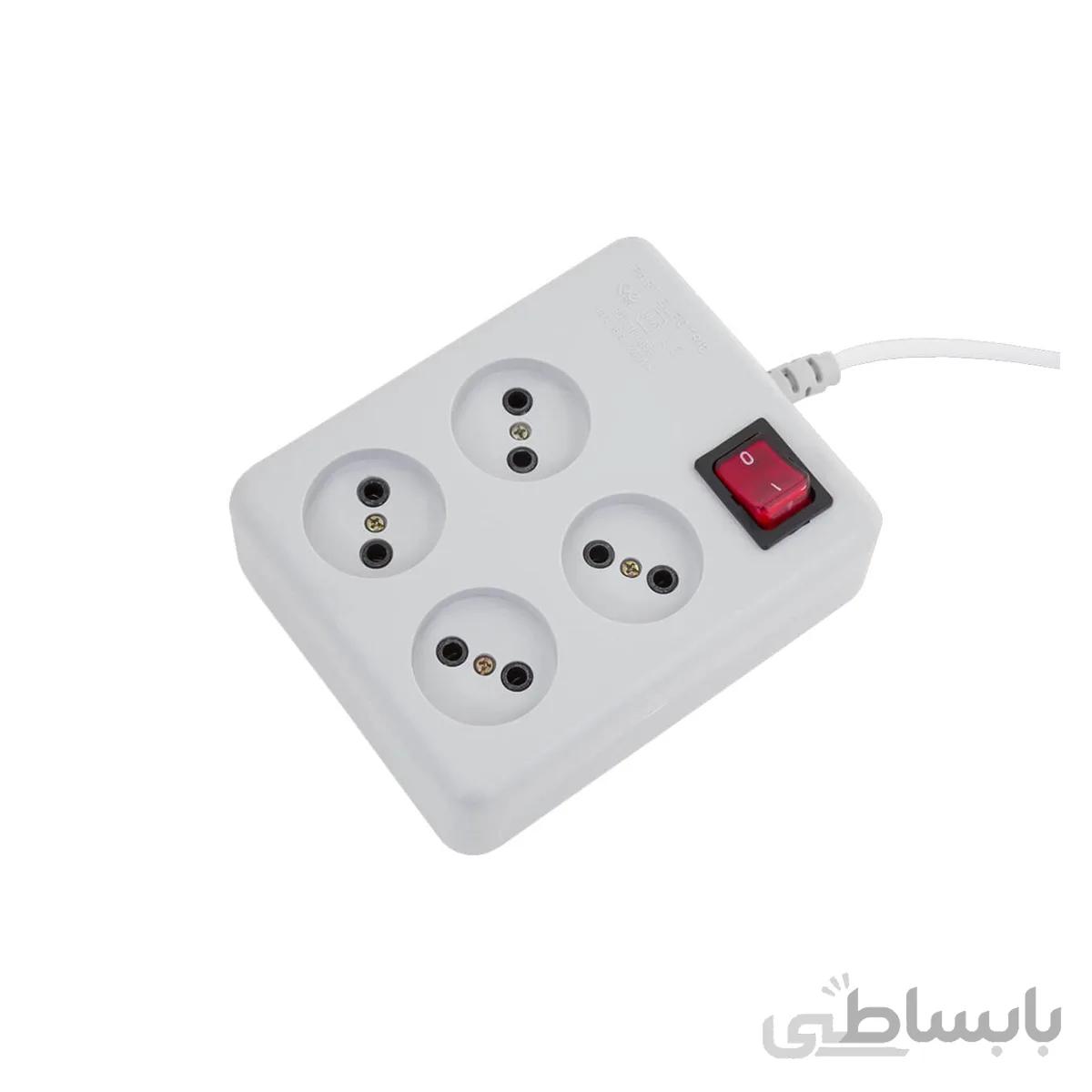 4 راهی بدون ارت پارت الکتریک(با کابل 5متری)