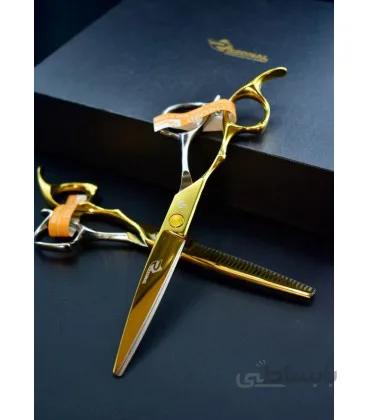 ست دو عددی قیچی آرایشگری رزونال کات و کوتاهی/ پیتاژ سایز 6 اینچ چپ دست Rezonal RL-2700 LEFT & RL-2800 LEFT