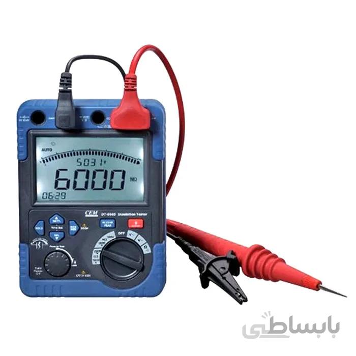 میگر سی ای ام مدل DT-6605 ا CEM DT-6605 Digital Insulation