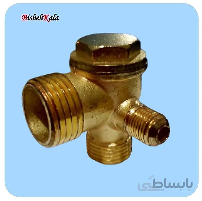 کوپلینگ برنجی ۳ راهی اتصال باد کمپرسور DAEWOO دوو