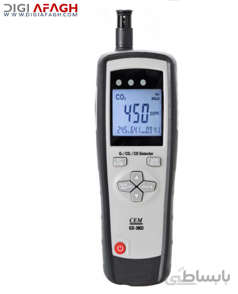 دستگاه آنالایزر گاز، دماسنج و رطوبت سنج مدل GD-3803