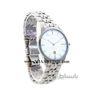 ساعت مچی ویولت مردانه کلاسیک گرد فلزی استیل صفحه سفید کد 0459G