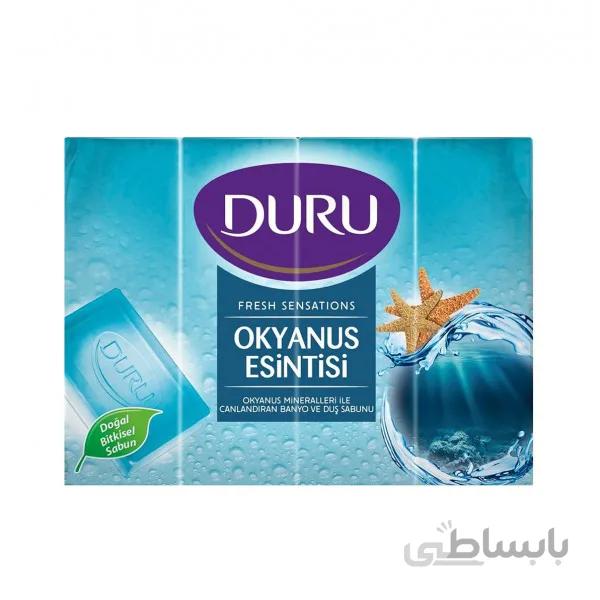 صابون حمام دورو Duru رایحه اقیانوس بسته 4 عددی 600 گرم
