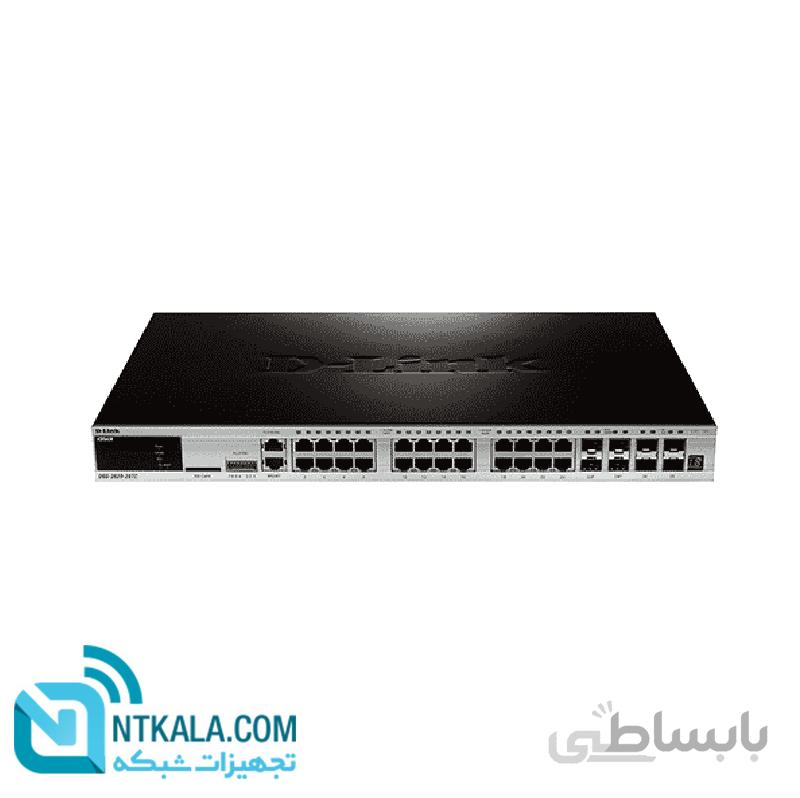 سوییچ قابل مدیریت لایه 3 دی-لینک مدل DGS-3620-28TC