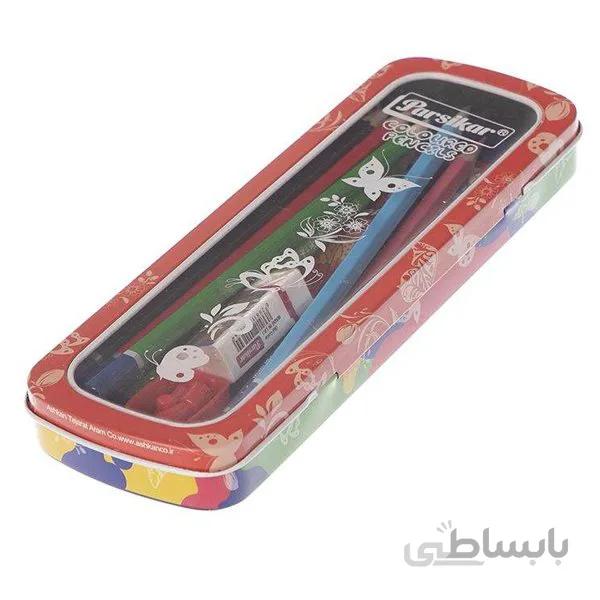 مداد رنگی 12 رنگ پارسیکار مدل JM895-12