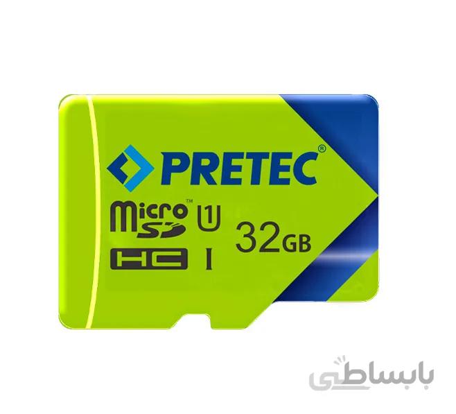 رم میکرو 32 گیگ پرتک PRETEC 32G ا گارانتی مادام العمر فراگامان