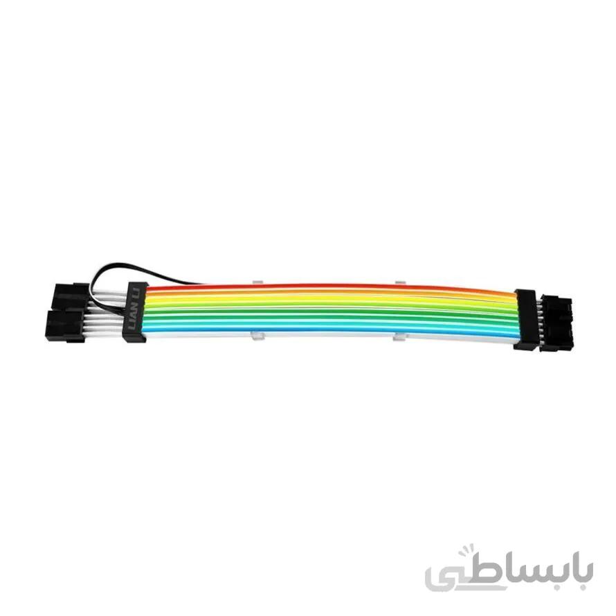 کابل اسلیو لیان لی Strimer Plus ARGB Extention 8 pin ا LIAN LI Strimer Plus ARGB Extention 8 pin GPU Sleeve Cable