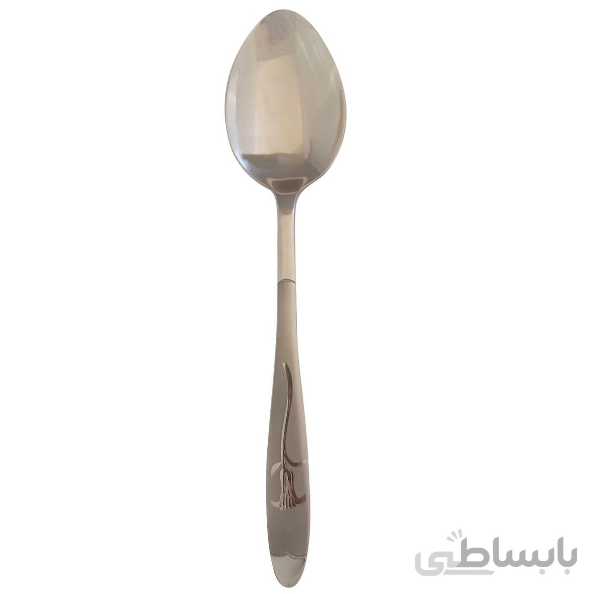 قاشق بزرگ خورشت خوری طرح میخک