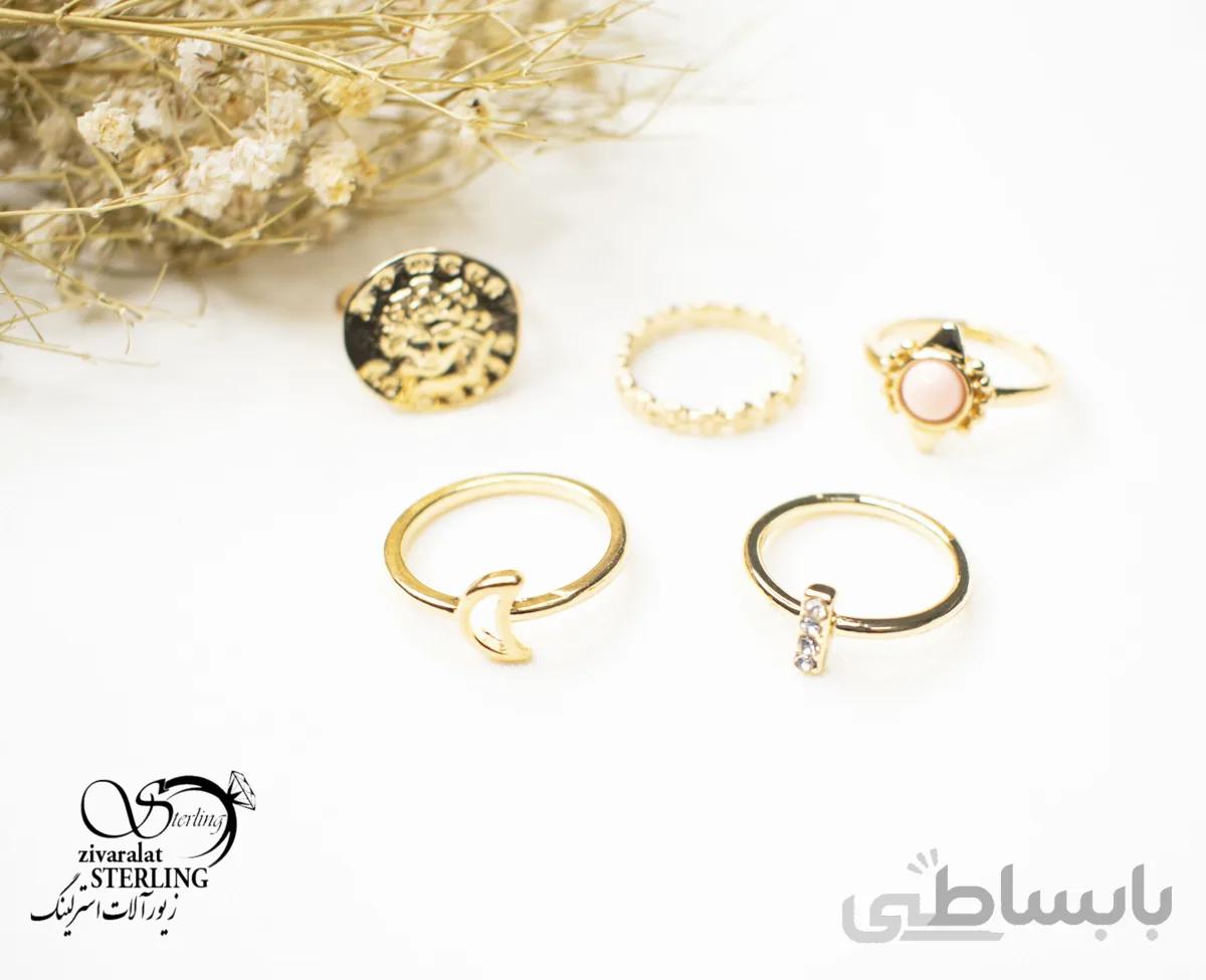 پک انگشتر زنانه کد 5589