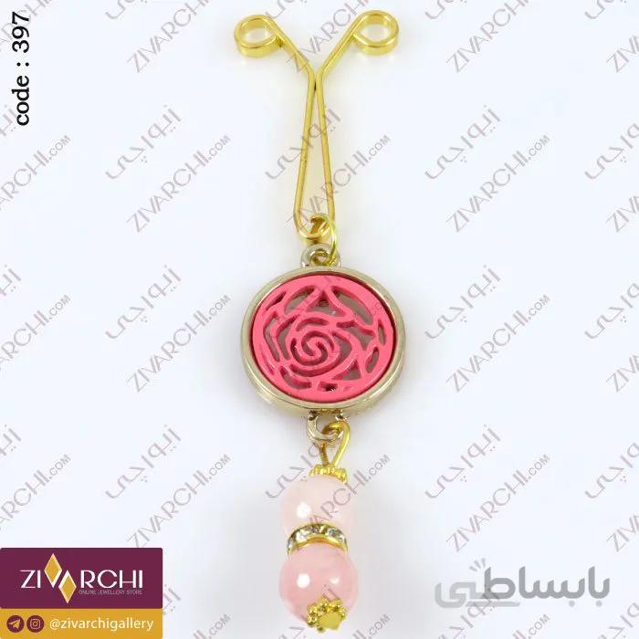گیره روسری (طرح گل رز) 397