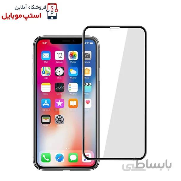 گلس آیفون IPHONE XR مدل شیشه ای فول تمام صفحه