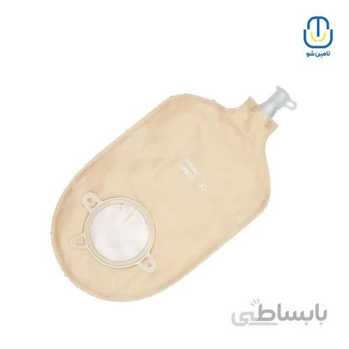 کیسه دو تکه یوروستومی مات آکس مد سایز حلقه ۶۰ میلیمتر کد U2B6F ا Oxmed zensiv 2-ply urostomy bag with tap beige 60ring