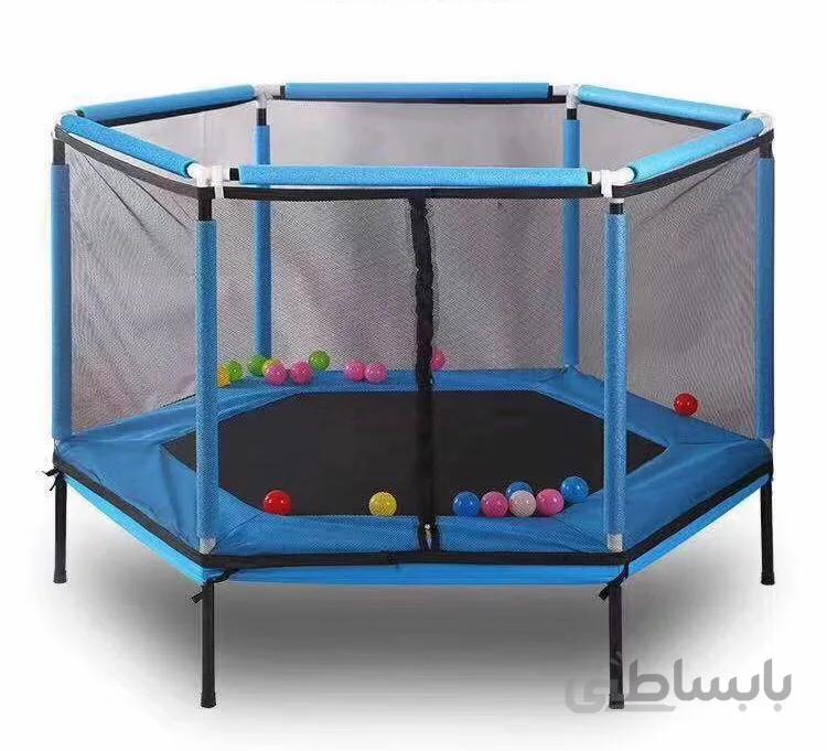 ترامپولین شش ظلعی و دایره ای مخصوص کودک در مدلهای مختلف