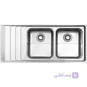 سینک استیل البرز مدل 734 -R روکار