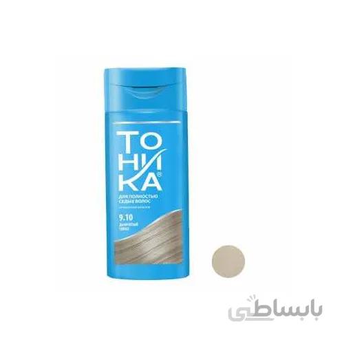شامپو رنگساژ تونیکا شماره 9.10 حجم 150 میلی لیتر رنگ بلوند دودی