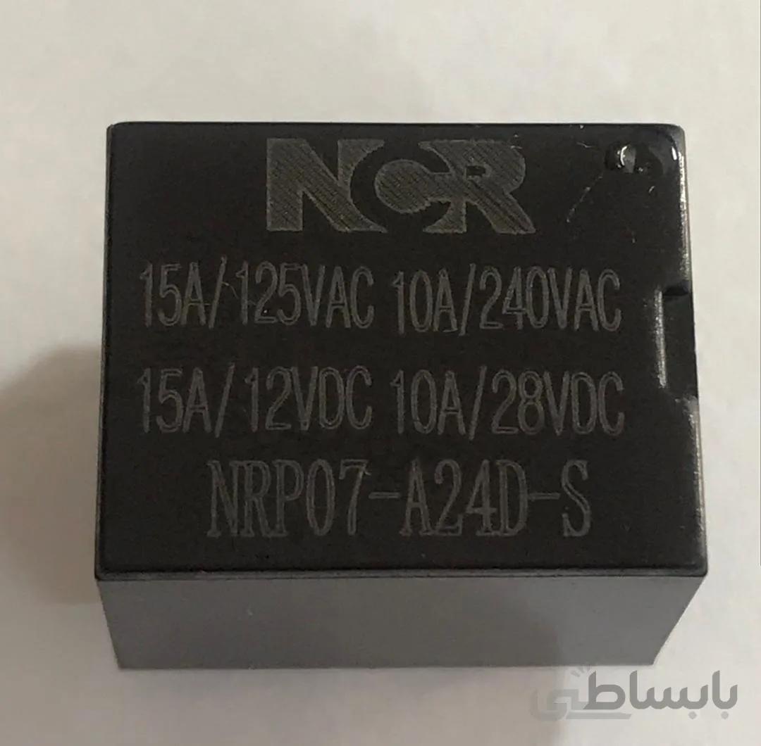 رله NCR پایه میلون 24 ولت 4 پایه 10 آمپر مدل NRP07-A24D-S