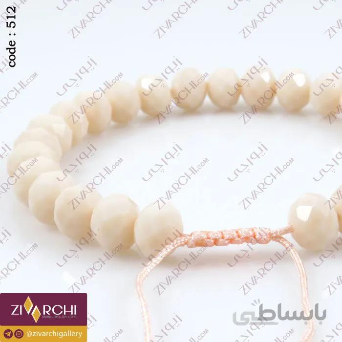 دستبند مهره ای کریستالی 512