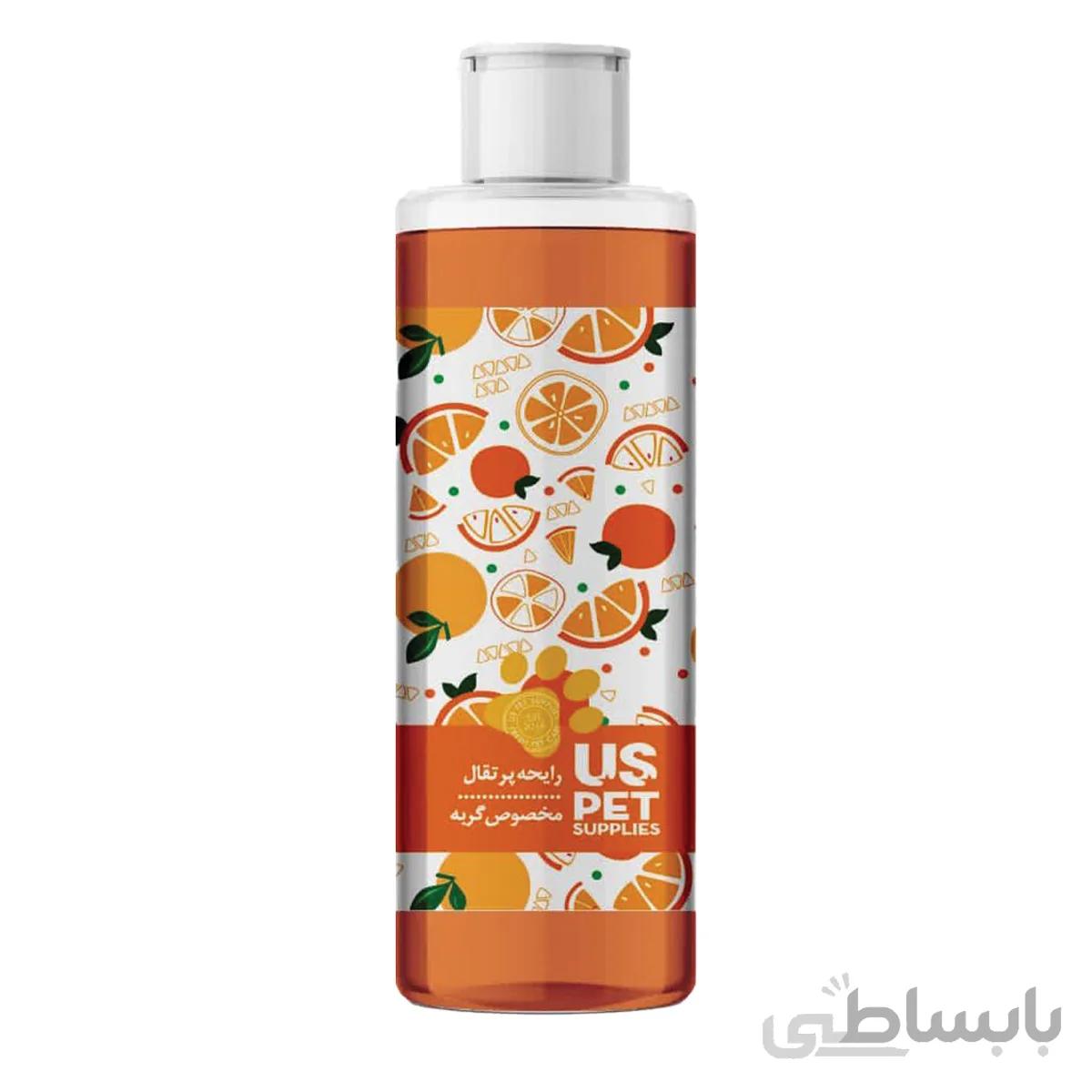 شامپو یو اس پت مخصوص گربه با رایحه پرتقال 500 میلی لیتری ا USPET Shampoo For Cats with Orange