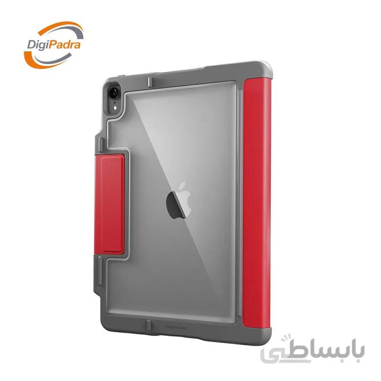 کیف کلاسوری stm , کاور ایپد Dux Plus قرمز مناسب Ipad 12.9 inch