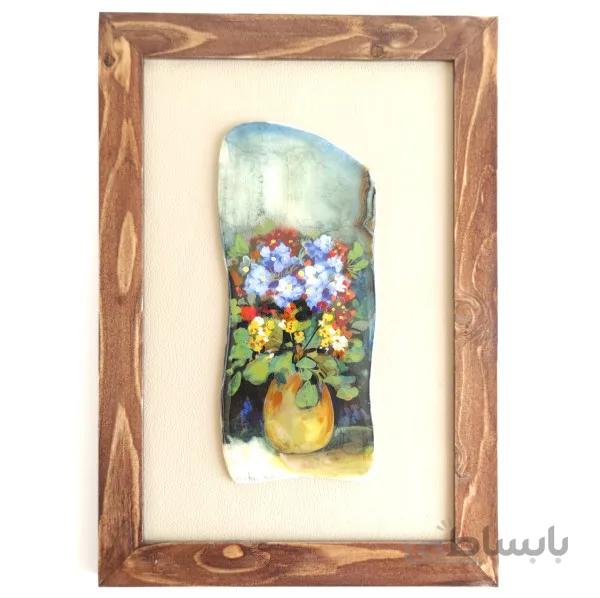 تابلو نقاشی روی مرمر مدل گلبهار