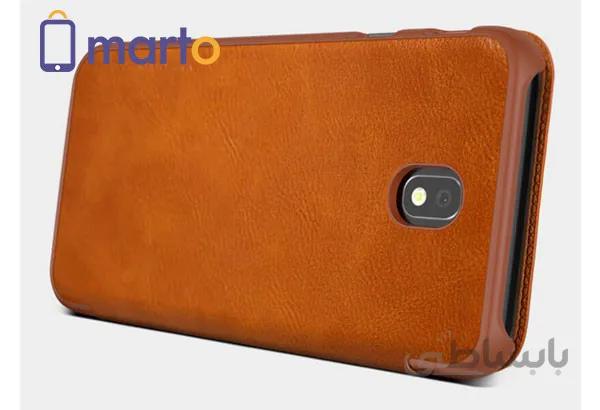 کیف چرمی نیلکین مدل Qin مناسب برای گوشی سامسونگ Galaxy J5 2017 ا Nillkin Qin Series Leather case for Samsung Galaxy J5 2017