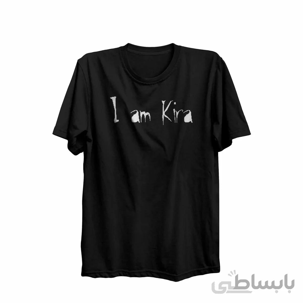 تیشرت یقه گرد مشکی طرح انیمه دفترچه مرگ death note-کپی-کپی-کپی