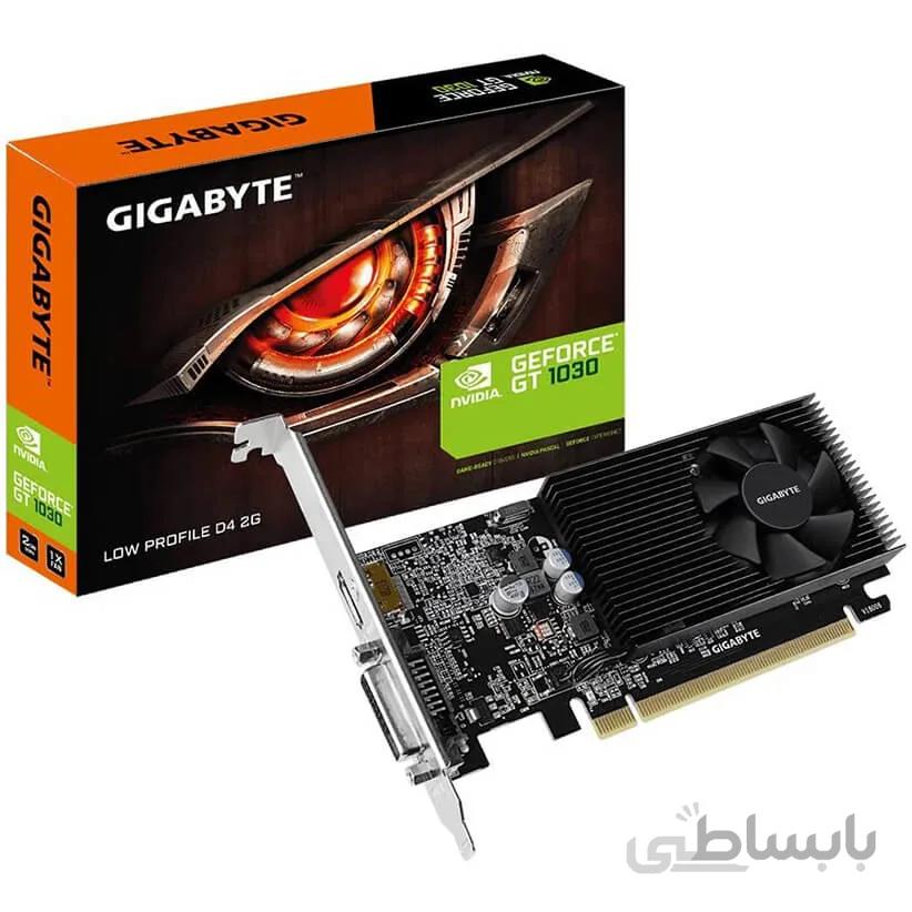 کارت گرافیک گیگابایت مدل GeForce GT 1030 Low Profile D4 2G