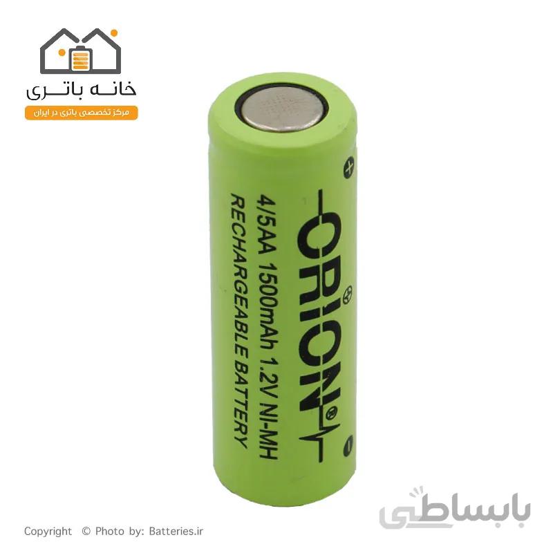 باتری شارژی 1500 میلی آمپر orion سایز 4/5AA اوریون