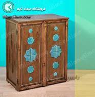 جاکفشی چوبی شمس مدل JK24017
