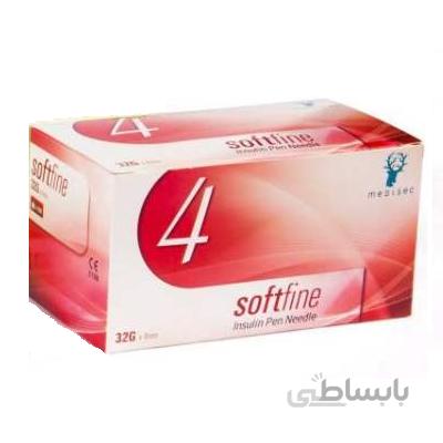 سوزن قلم انسولین سافت فاین کد ۴ بسته ۱۰۰ عددی