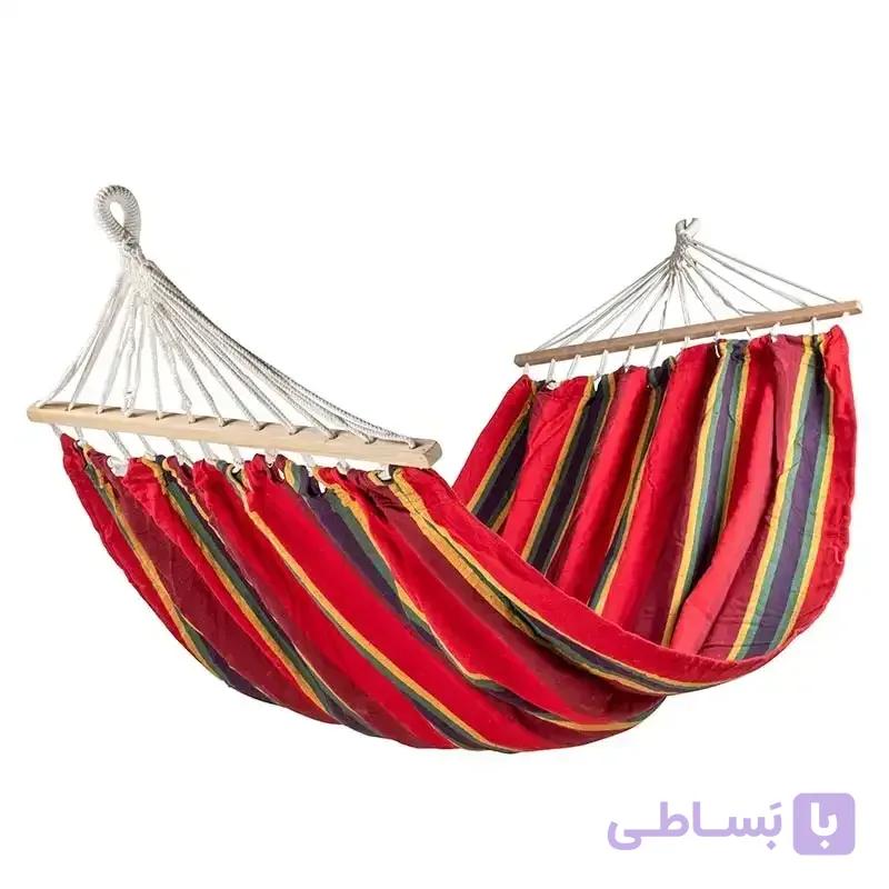 تخت آویز ننو تک نفره چوبدار