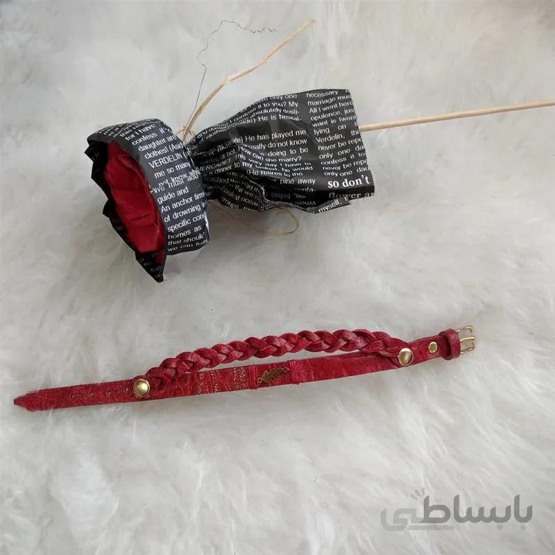 دستبند چرم کد ۱۳۱۷۳۱۸۴۵۱۰