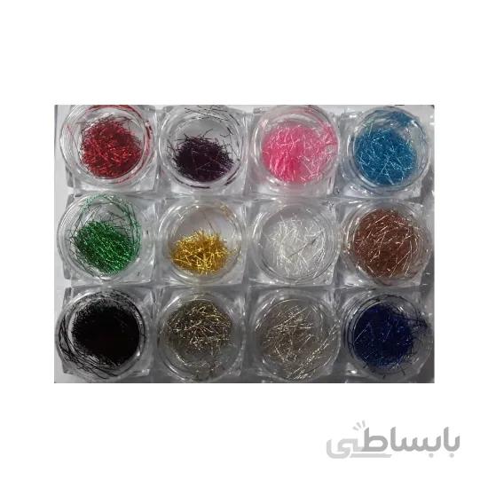 دیزاین ناخن هرلیچ 12 عددی ابریشمی