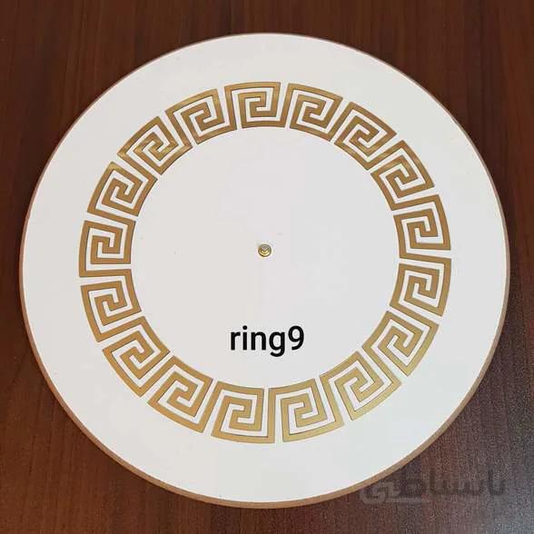 رینگ طلایی ساعت کد ring9