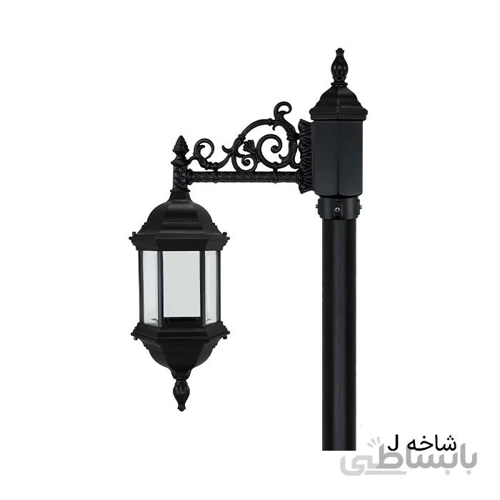 چراغ پارکی تکشاخه شش ضلعی