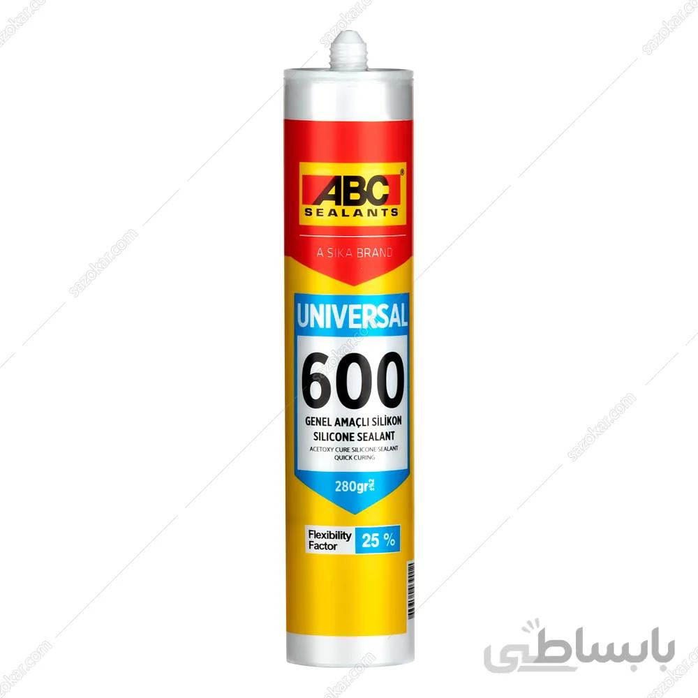 چسب درزگیر ای بی سی مدل UNIVERSAL 600 حجم 280 گرم ا ABC UNIVERSAL 600 280GR Sealant