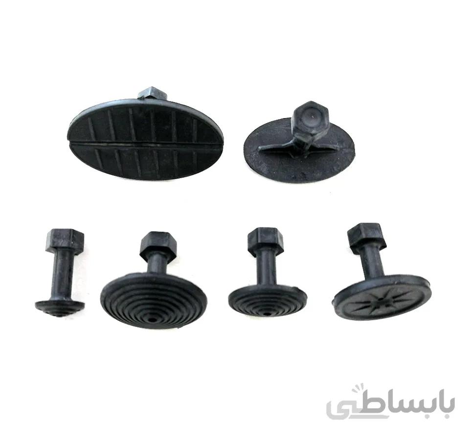 سری چسبی تگرگ کش 6 پارچه صافکاری بدون رنگ نوین