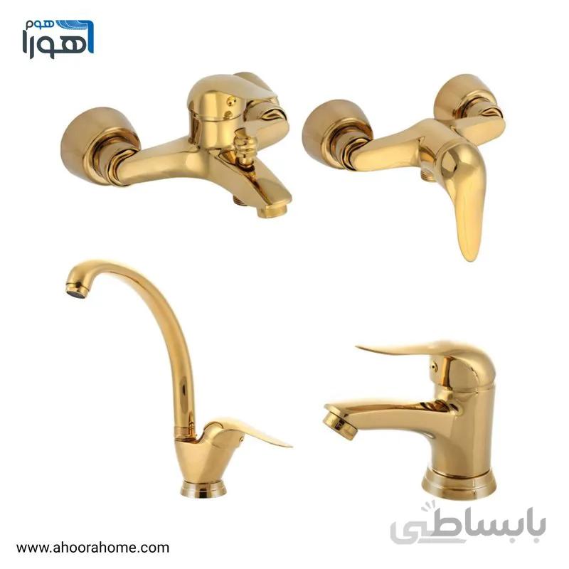 ست شیرآلات مدل راهو طلایی