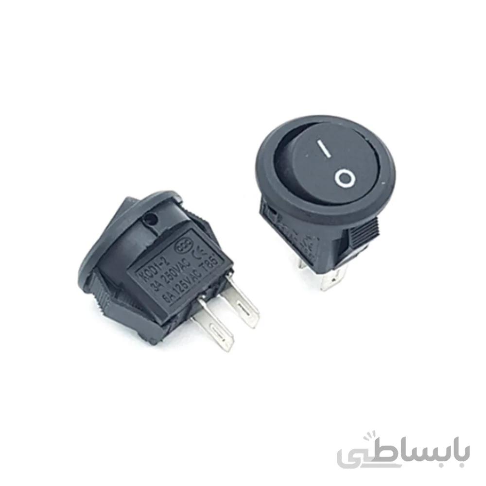 کلید راکر گرد کوچک KCD1-601S