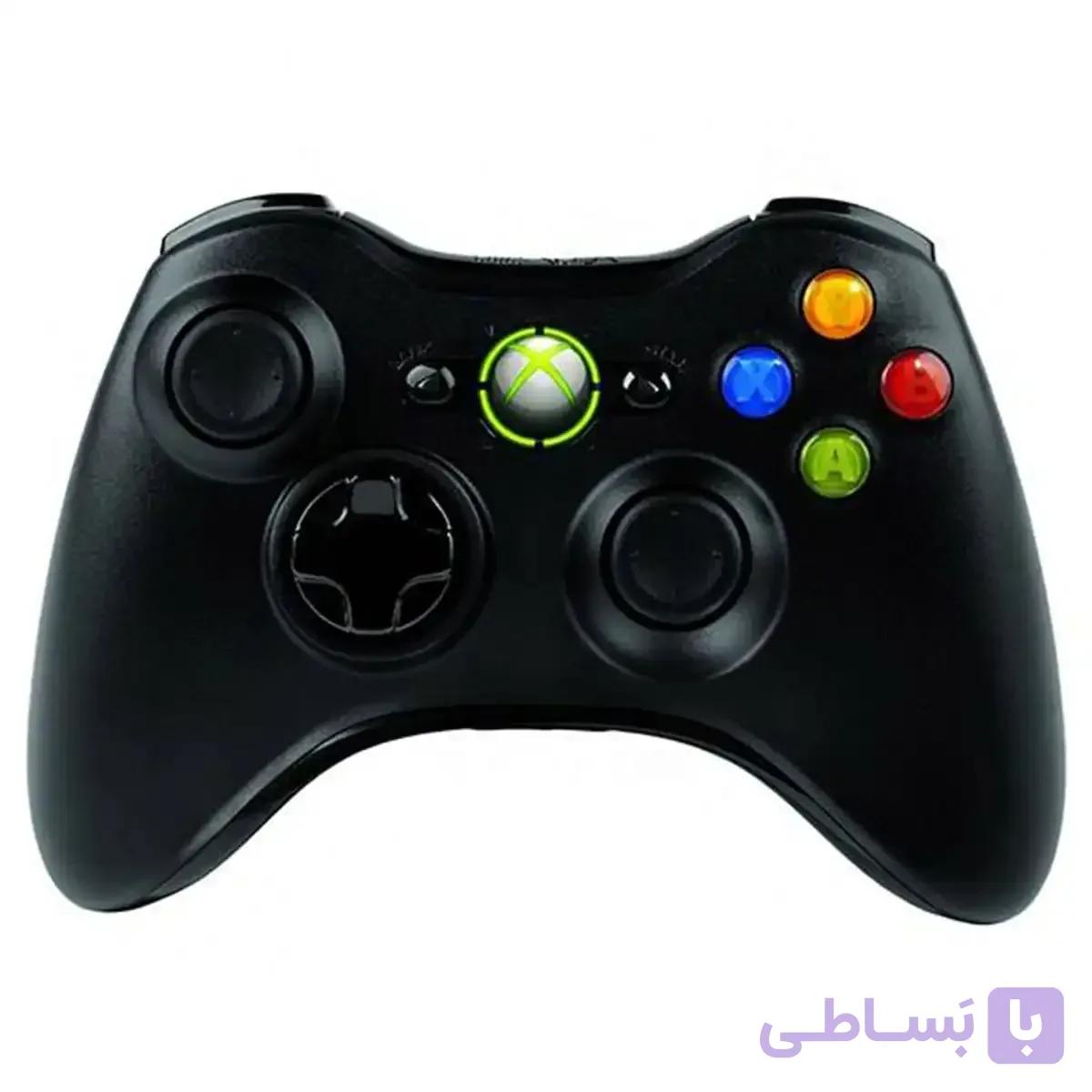 دسته بازی بی‌سیم مایکروسافت مناسب برای ایکس باکس 360 - رنگ مشکی